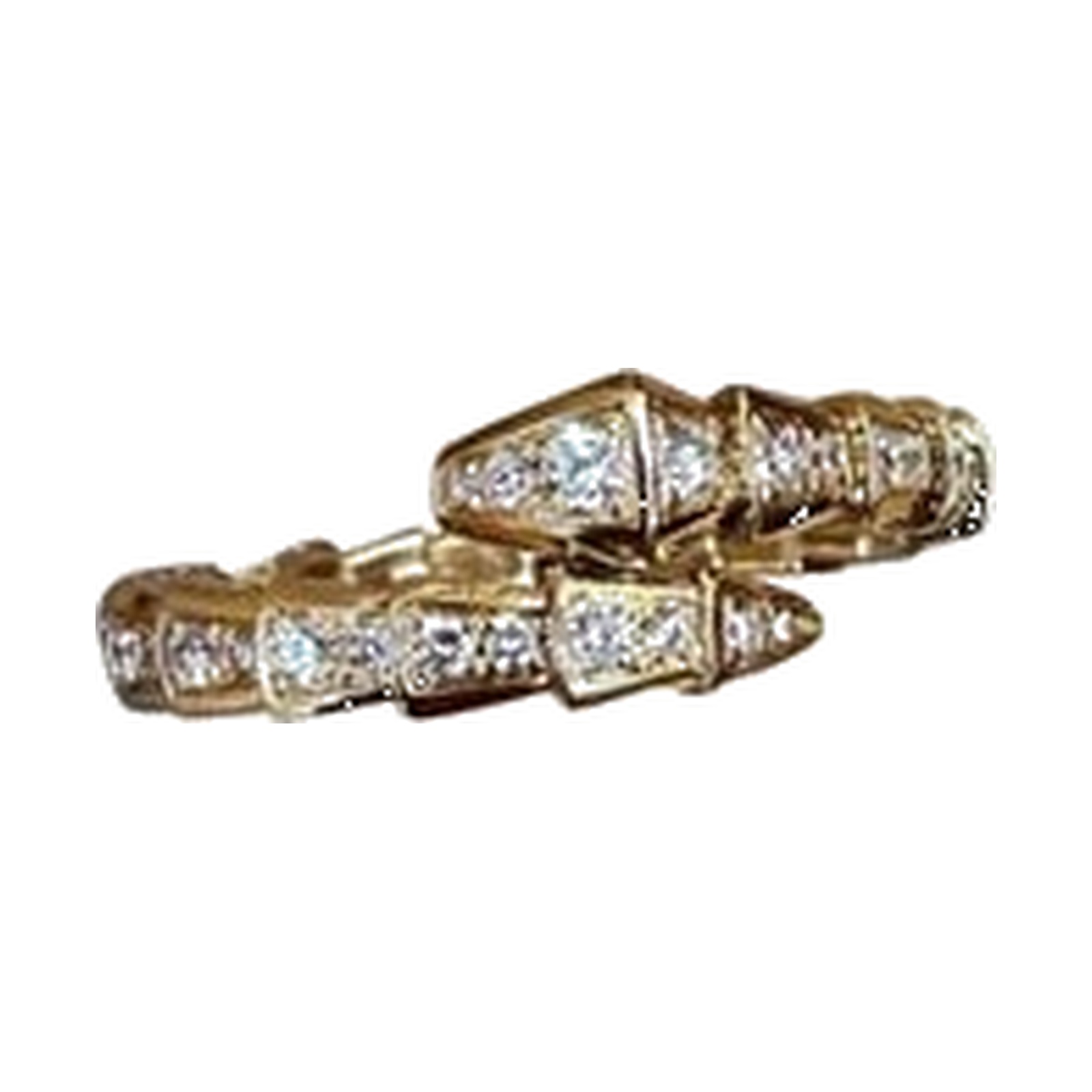 Pre-owned Bulgari Serpenti Viper Ring 18K Rose Gold product image