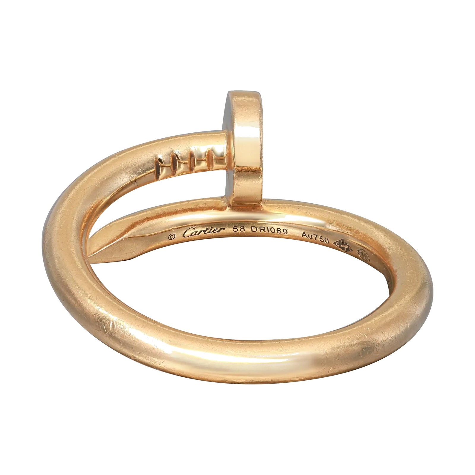 Pre-owned Cartier Juste un Clou Ring 18K Yellow Gold product image