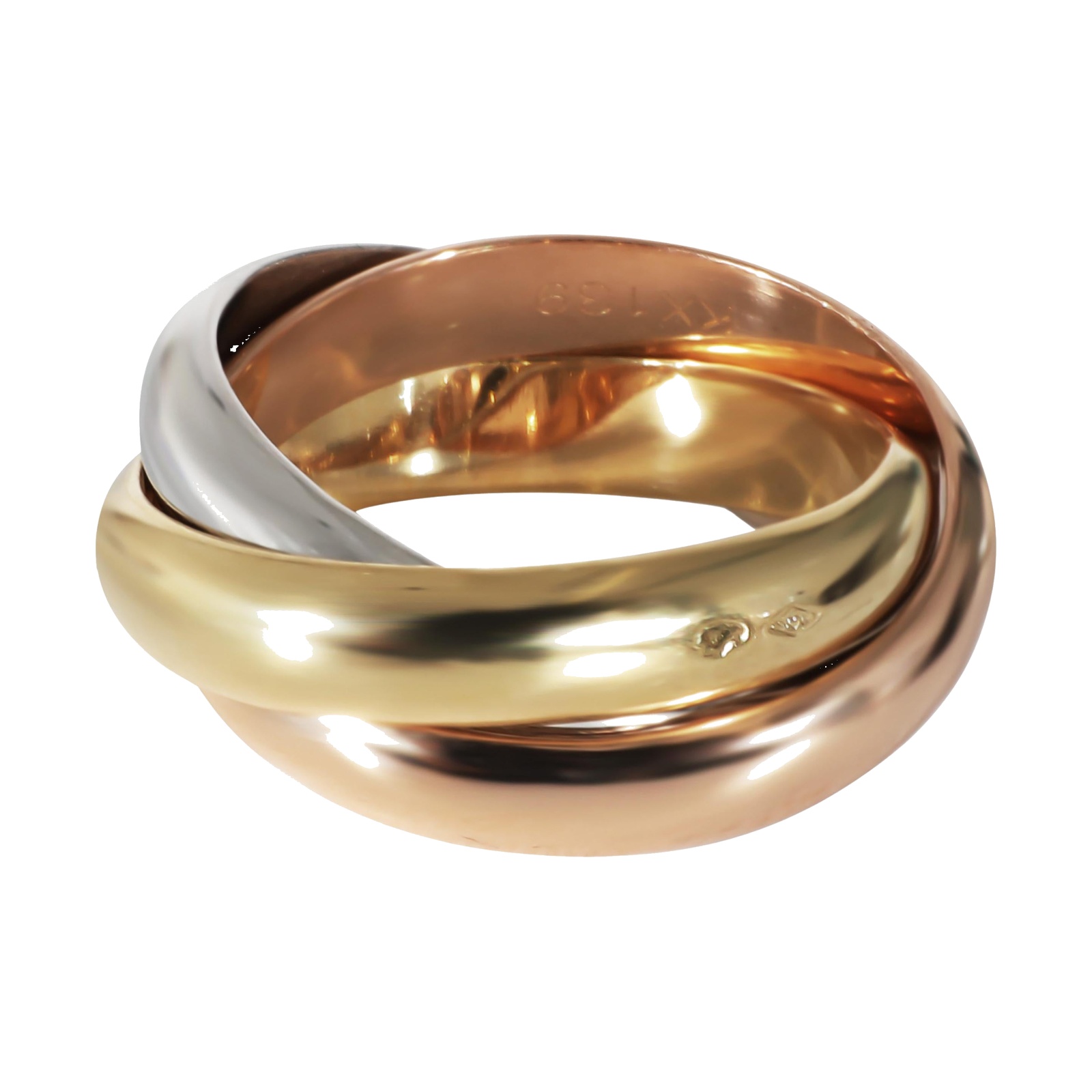 Pre-owned Cartier Trinity Ring 18K Tri-Color Gold product image