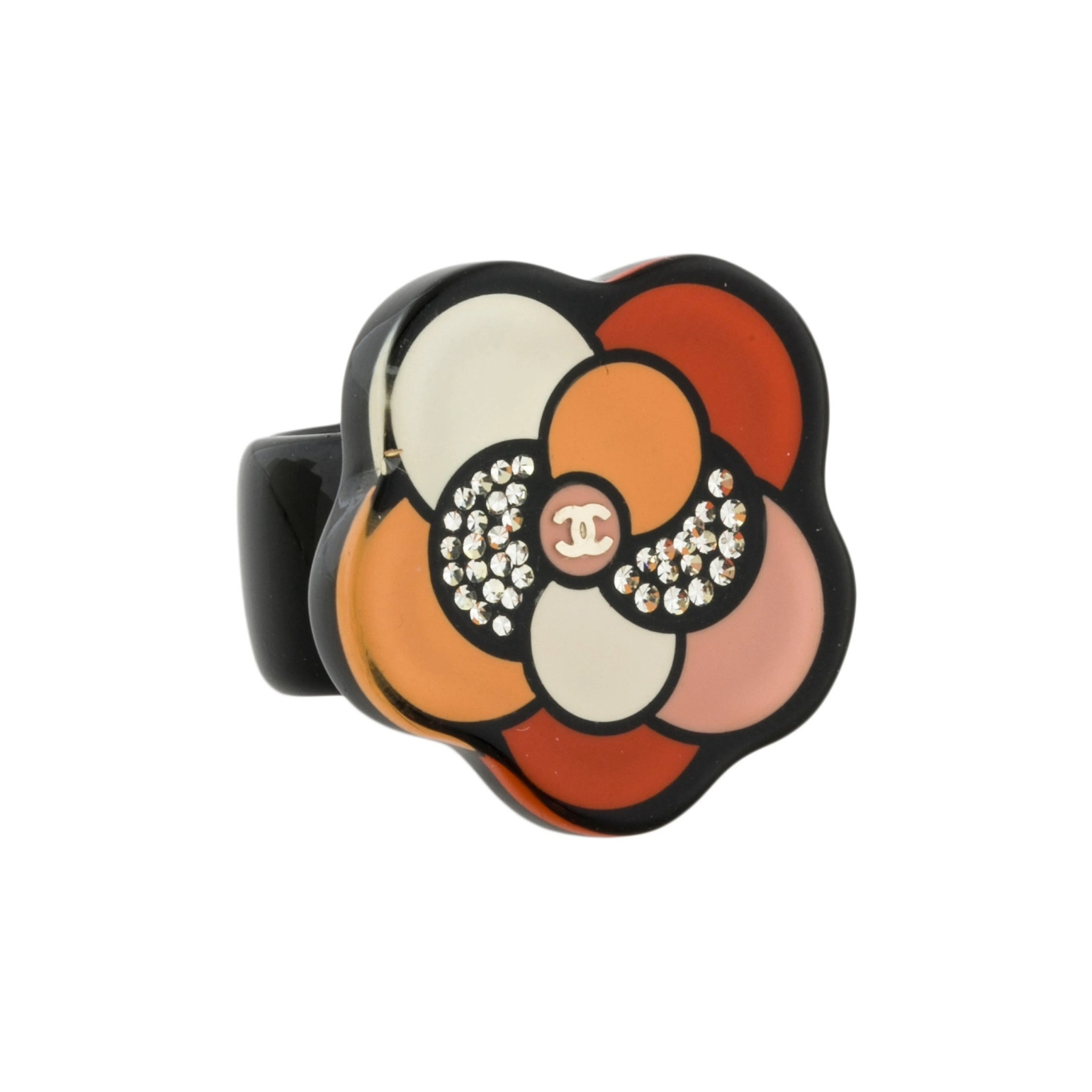 Pre-owned Chanel Camélia Ring (Gold-Tone) product image