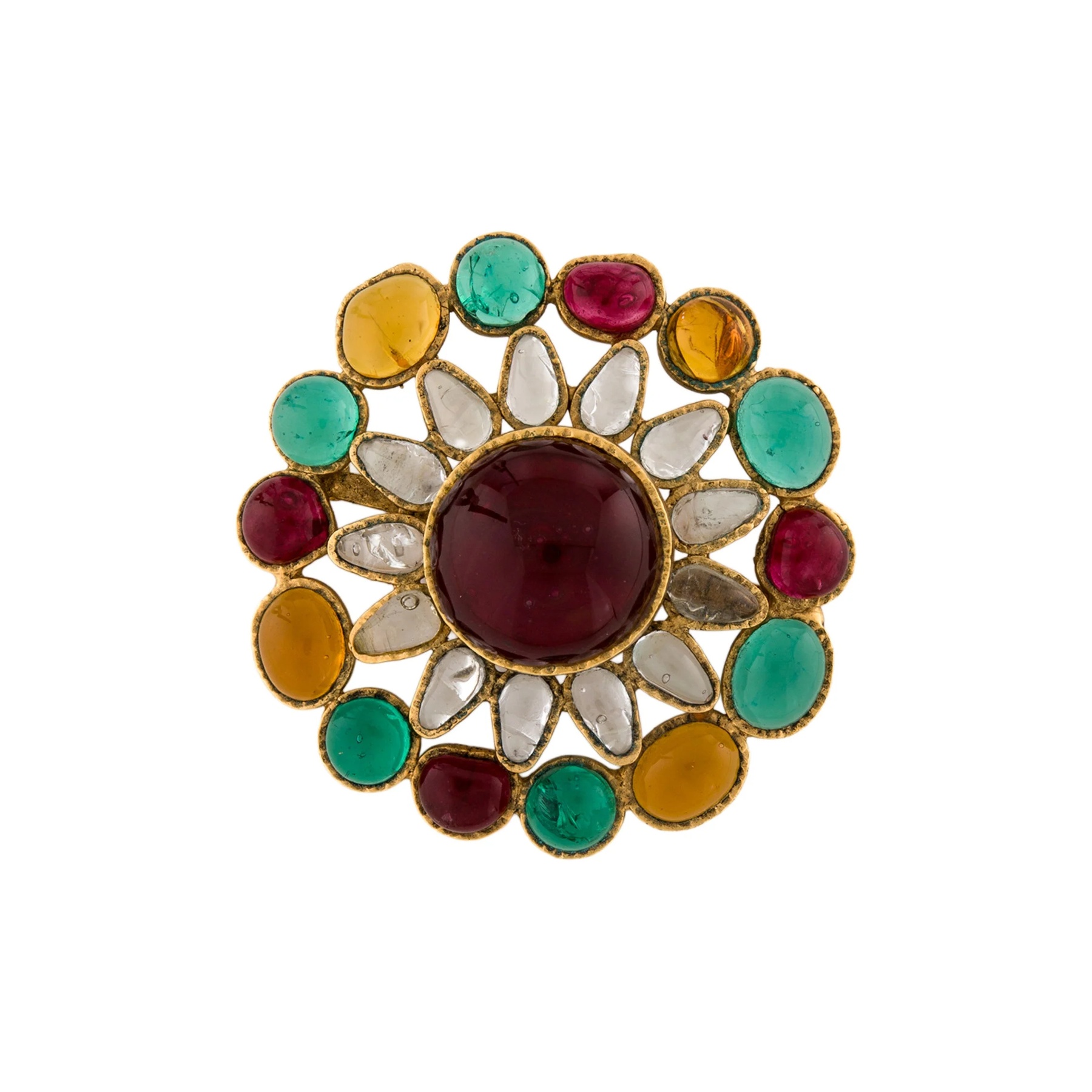 Pre-owned Chanel Gripoix Brooch (Vintage) product image