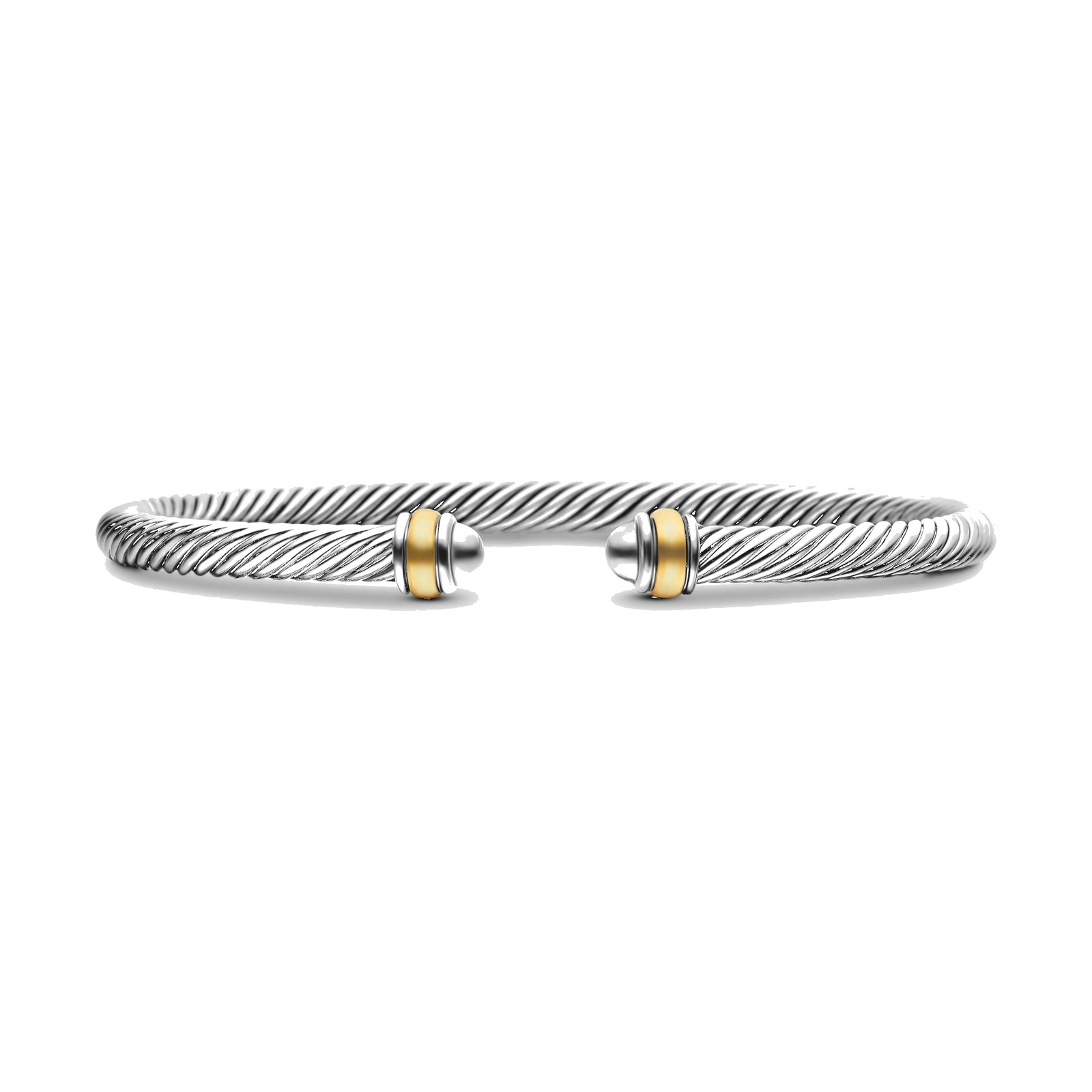 Pre-owned David Yurman Cable Bracelet (Sterling Silver with 18K Gold) product image