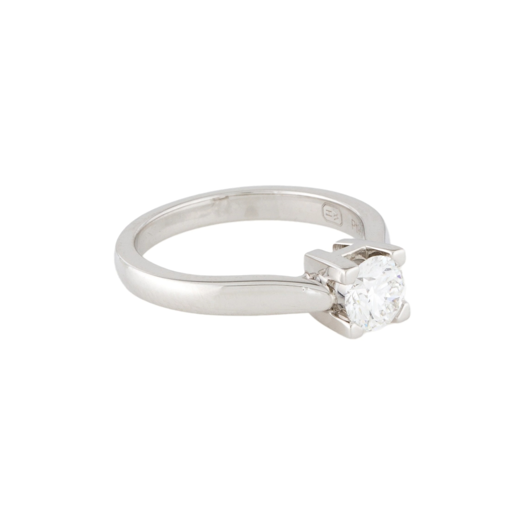 Pre-owned Harry Winston Diamond Engagement Ring (Platinum, 0.50ct) product image