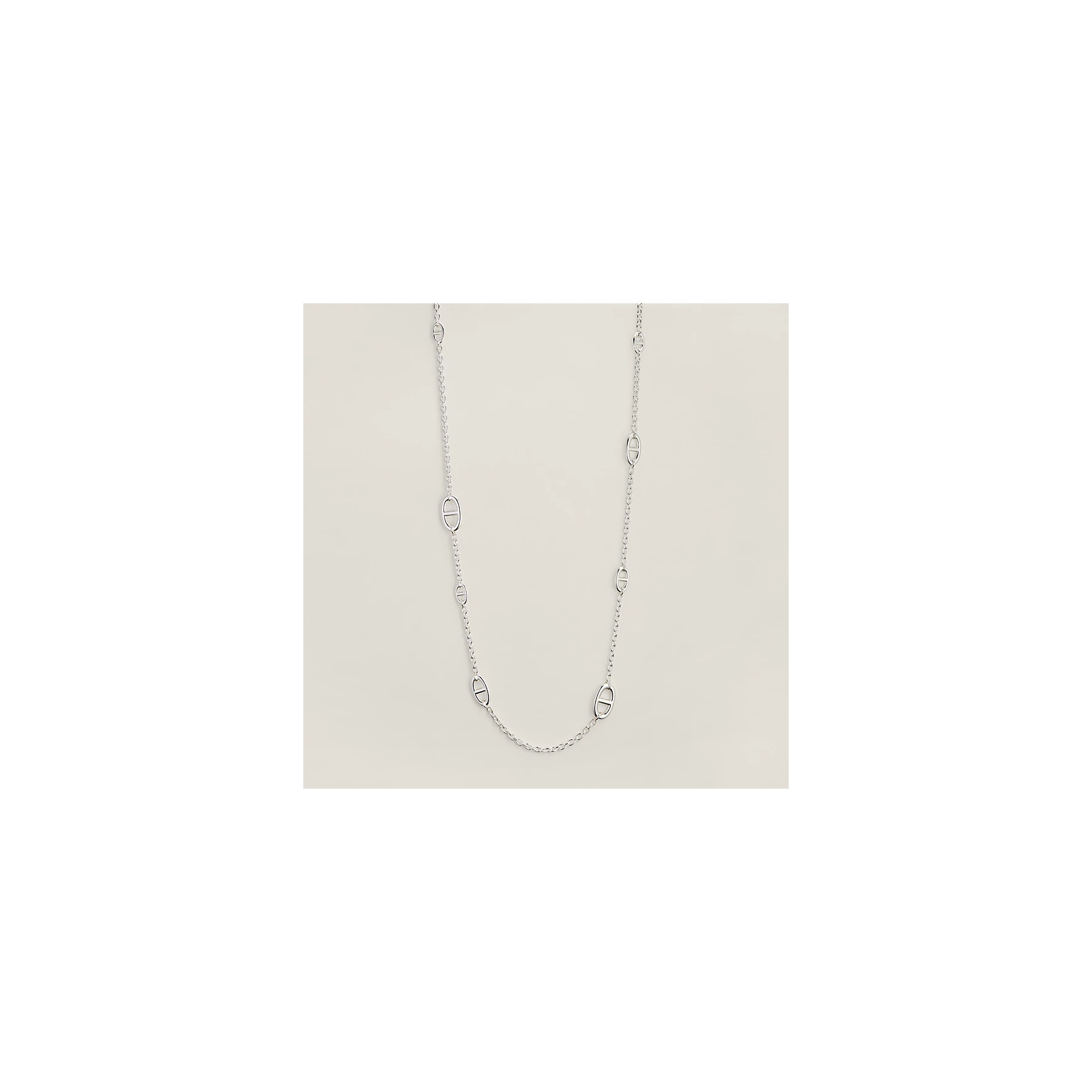 Pre-owned Hermès Farandole Necklace (Silver) product image