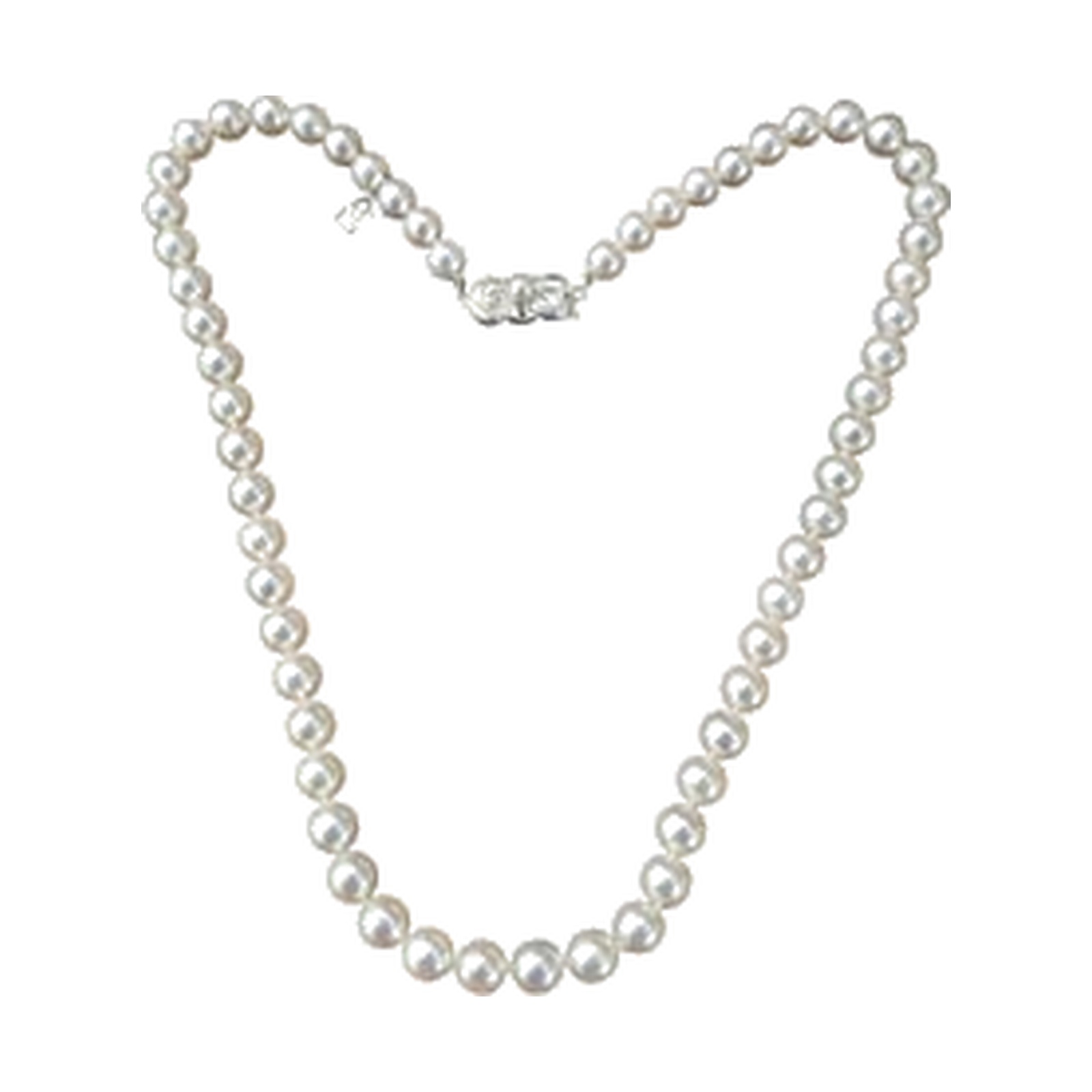 Pre-owned Mikimoto Akoya Pearl Necklace (6.0-6.5mm, 18K White Gold) product image