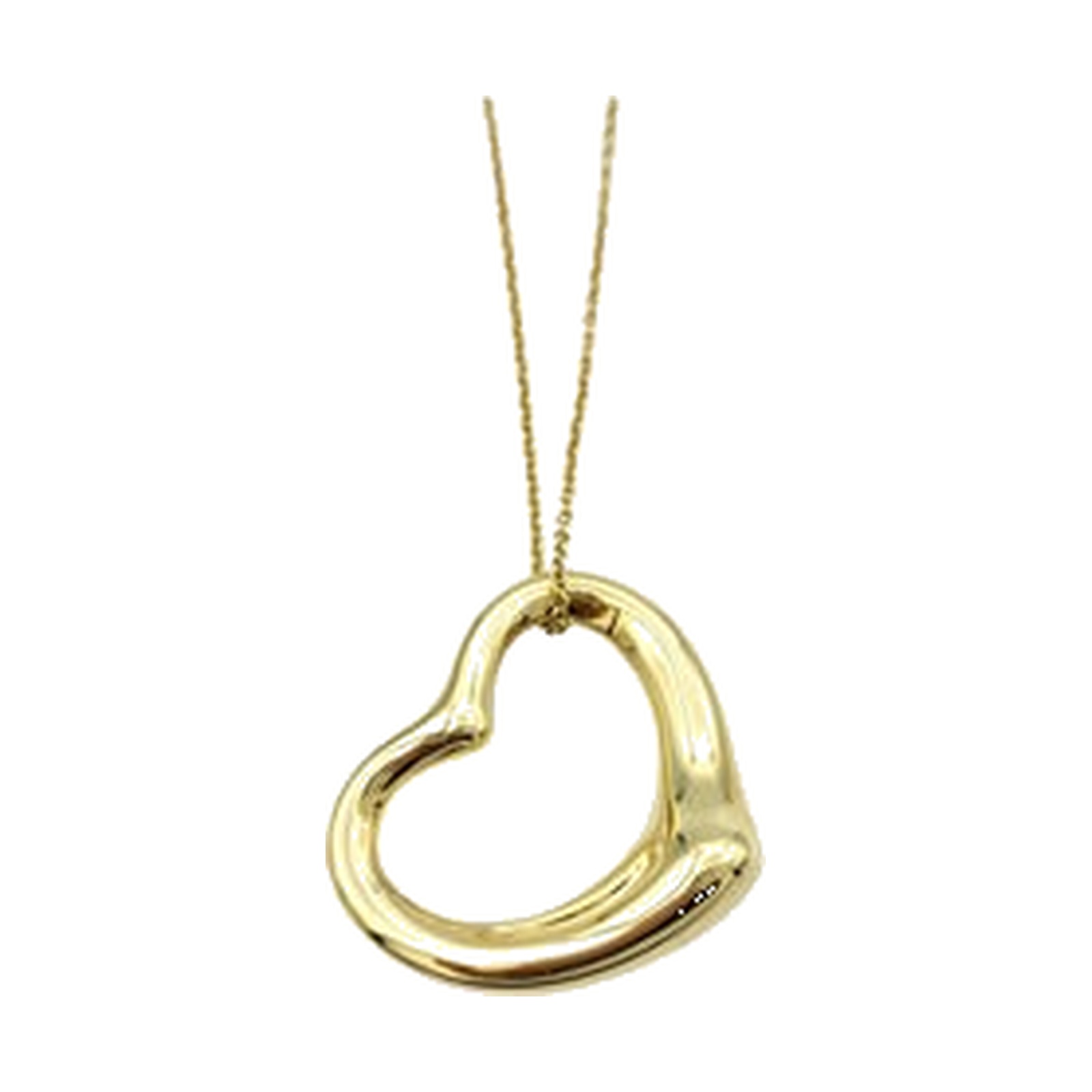 Pre-owned Tiffany & Co. Elsa Peretti Open Heart Pendant (Sterling Silver) product image