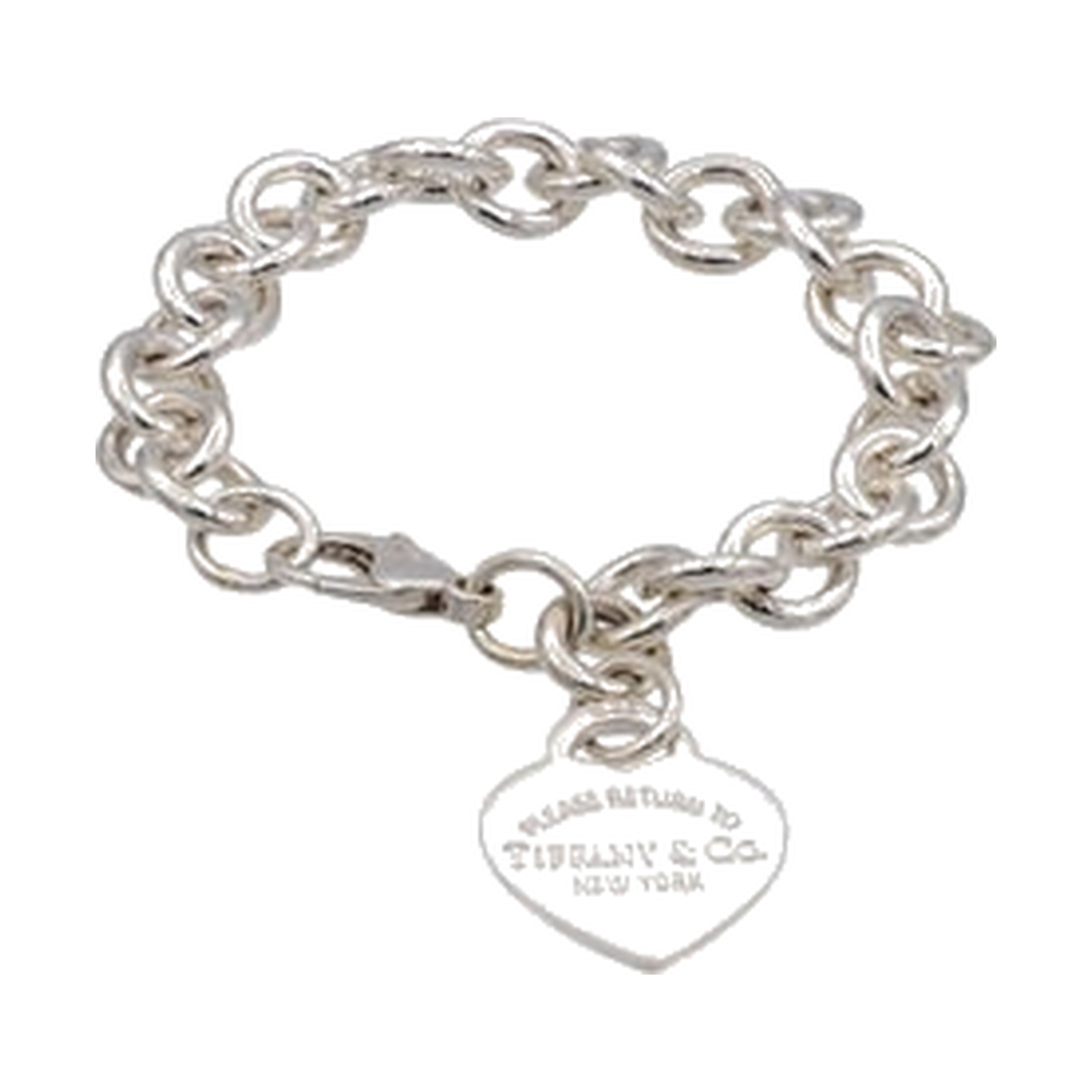Pre-owned Tiffany & Co. Return to Tiffany Heart Tag Bracelet (Sterling Silver) product image