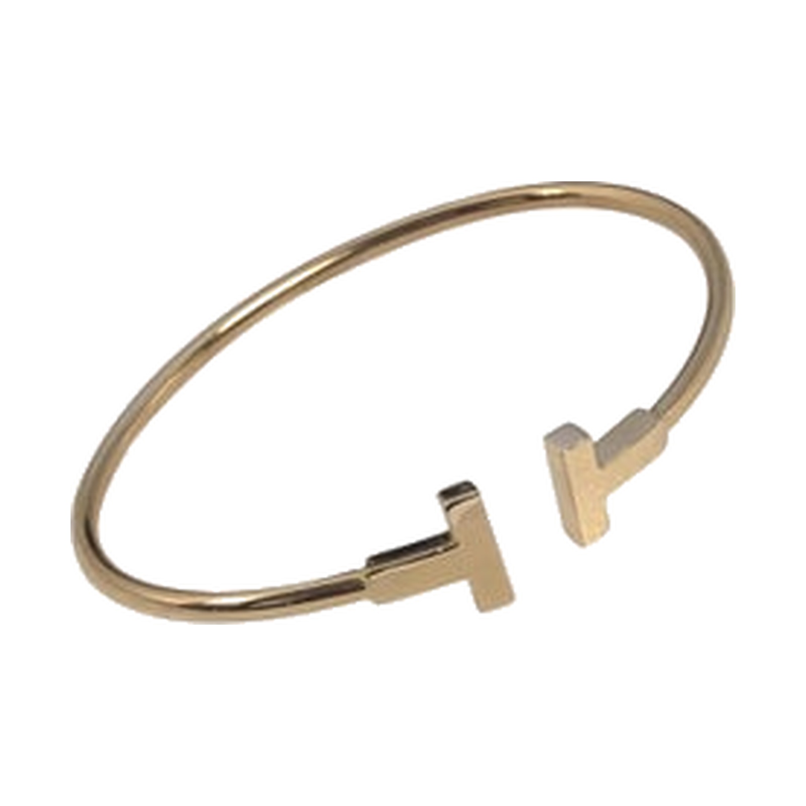 Pre-owned Tiffany & Co. Tiffany T Bracelet (18K Rose Gold) product image