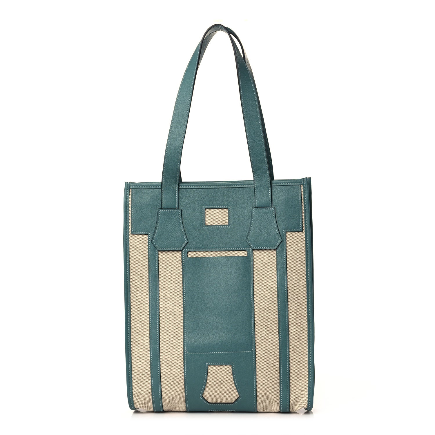 Hermes Petit Bel-Ile Bag in H Canvas and Swift Calfskin product image