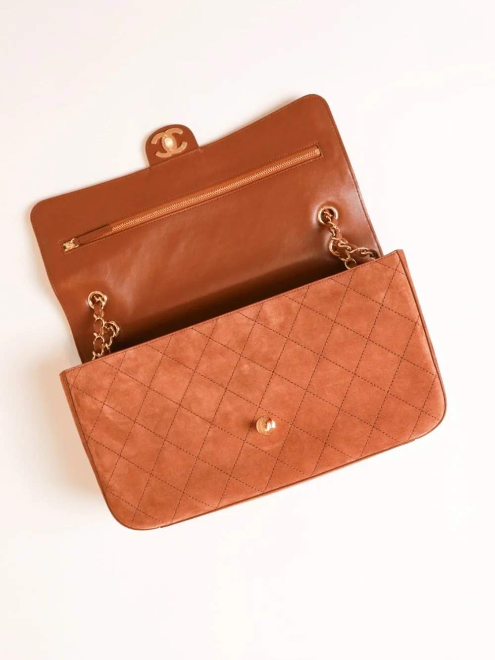 Chanel Large Suede Shopping Bag Metiers d'Art 2026 product image